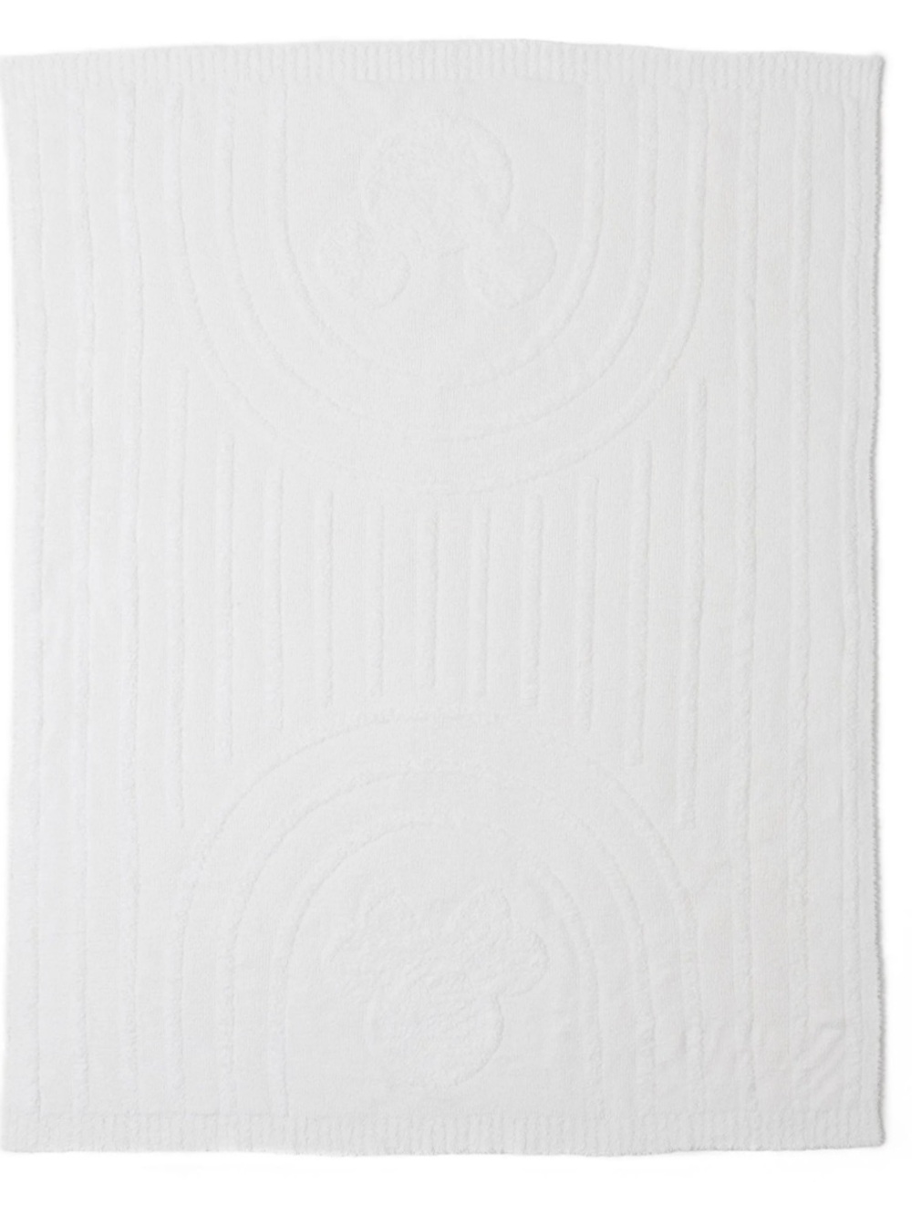 Barefoot Dreams CozyChic Classic Disney Fringe Throw, Cream NWT - Picture 3 of 11